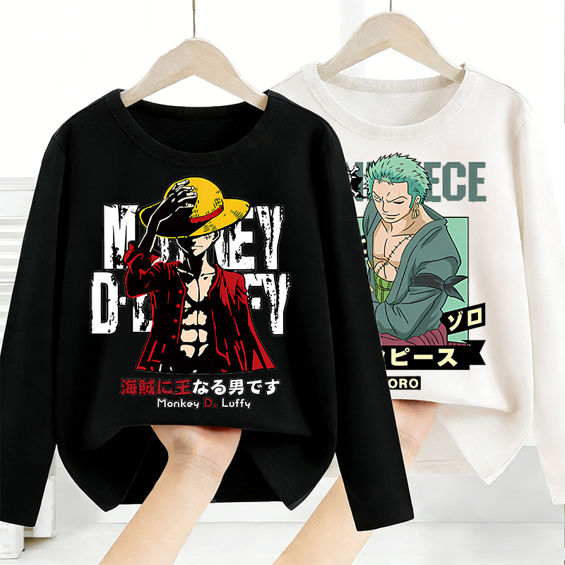 Anime Merchandise For Girls - Eendelige lange mouwen Anime bedrukte tops
