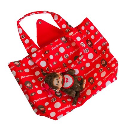 Anime Tote Bag - Cartoonfiguur Qi Qi boodschappentas met grote