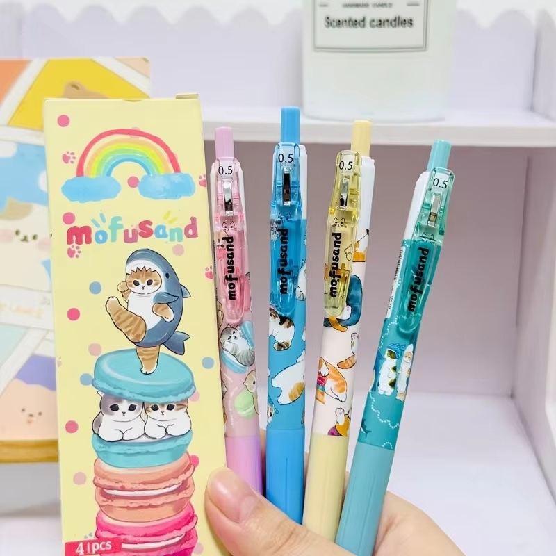 Anime Girl Merchandise - 4 stuks Mofusand Creatieve Leuke Anime-figuur
