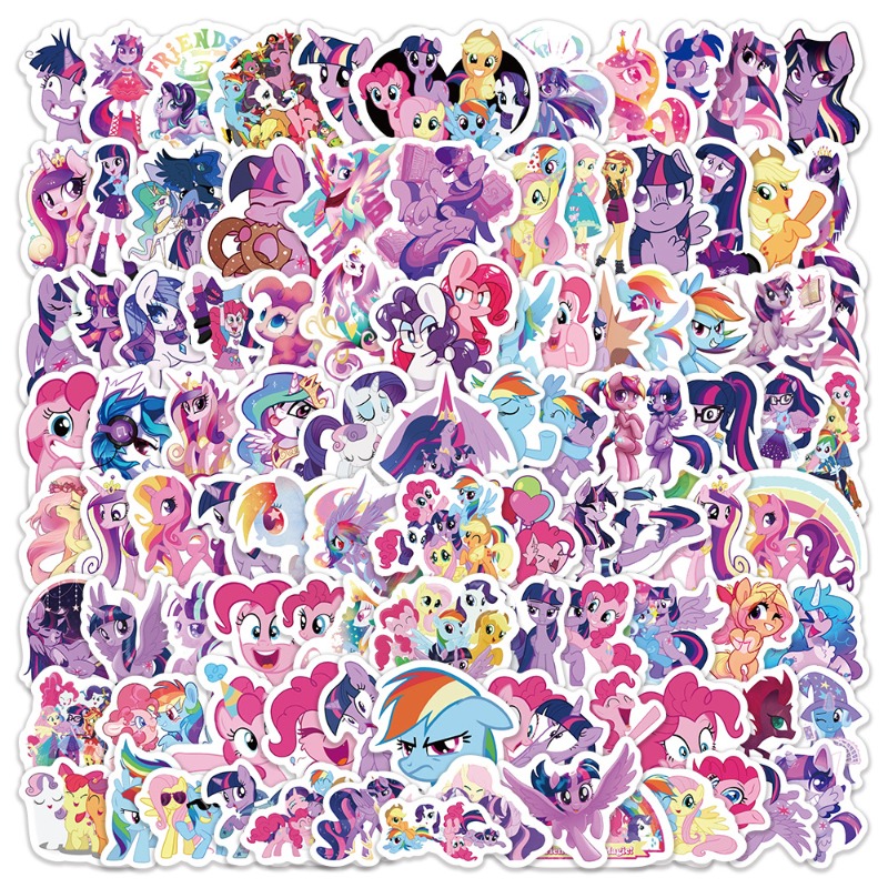 Anime Merchandise Usa - 100 stuks Cartoon My Little Ponys