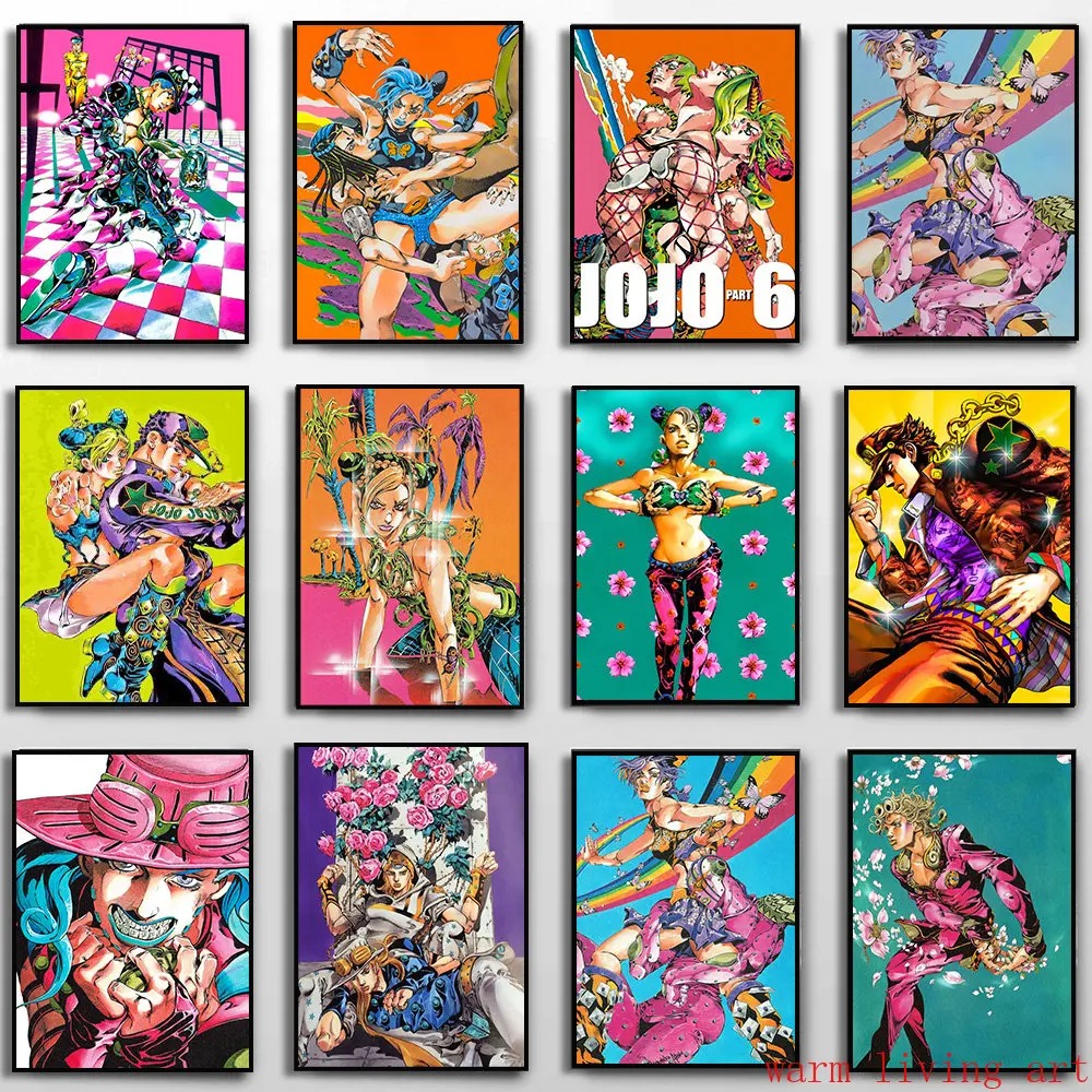 Jojo Anime Merchandise - Klassieke Anime Poster Jojo 'S Bizarre
