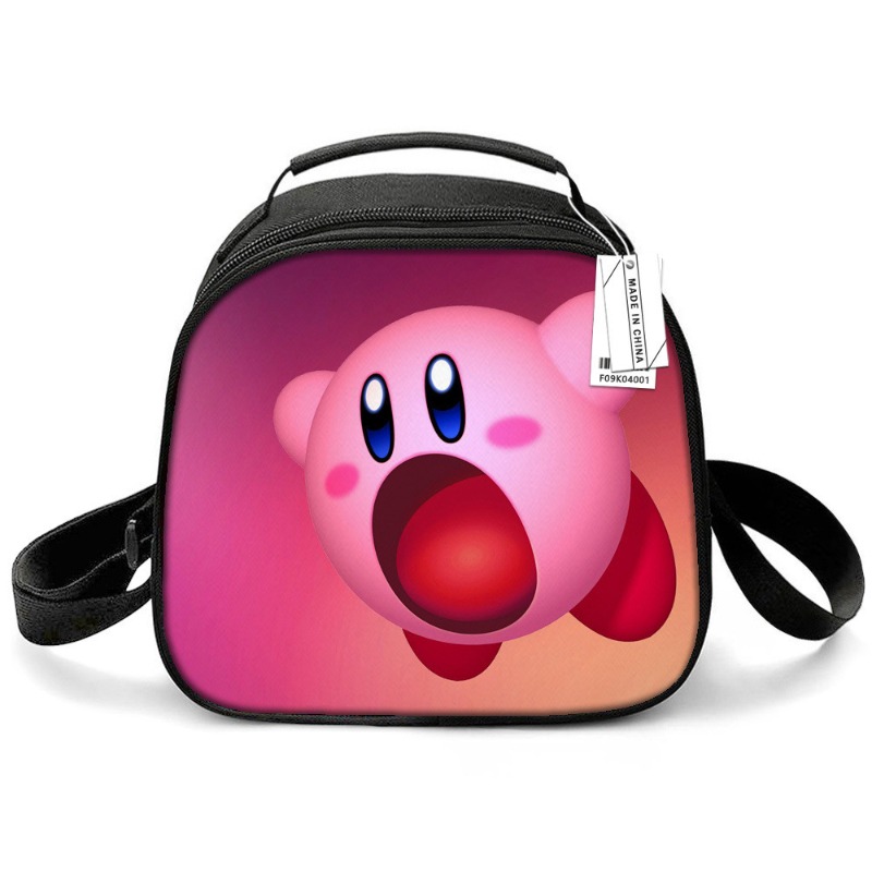 Anime Tote Bag - Kirby Game Leuke cartoonprint geïsoleerde lunchtas