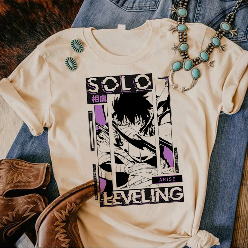 Anime Merchandise Solo Leveling - Solo Leveling t-shirt dames Grafisch harajuku