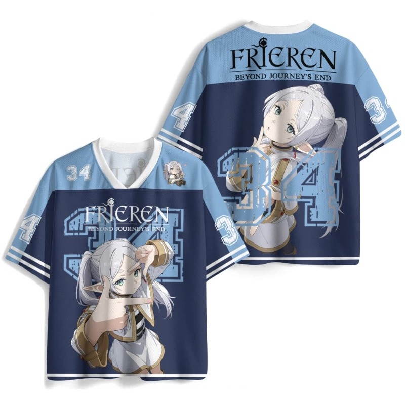 Frieren Anime Merchandise - Frieren Beyond Journey's End Cropped voetbalshirt